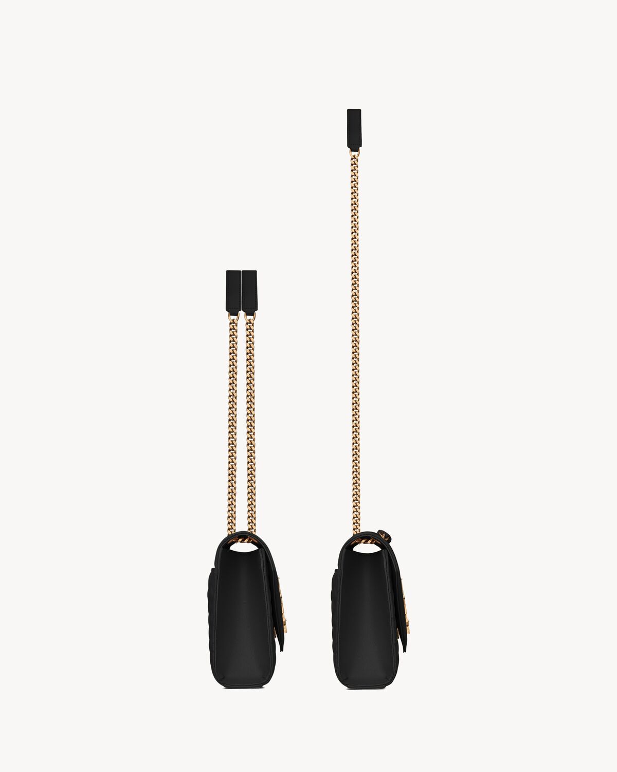 Ysl Envelope Medium in Quilted Grain De Poudre Embossed Leather - Image 4